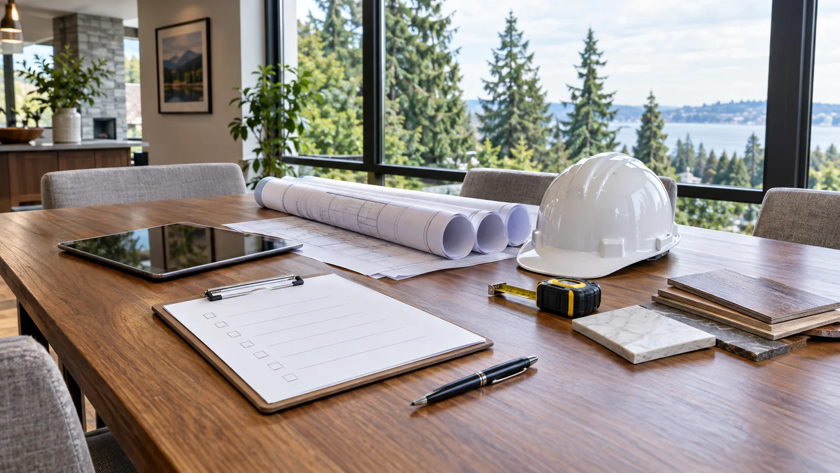 AI concept illustrating Choose a Remodeling Contractor With Better Questions · not a completed project