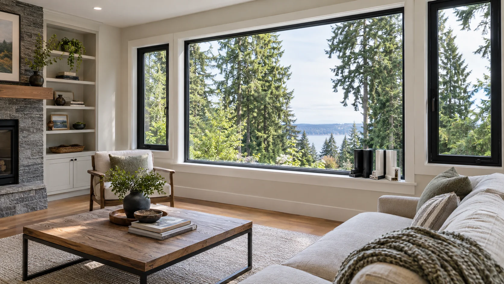 AI concept illustrating Kirkland Window Replacement · not a completed project